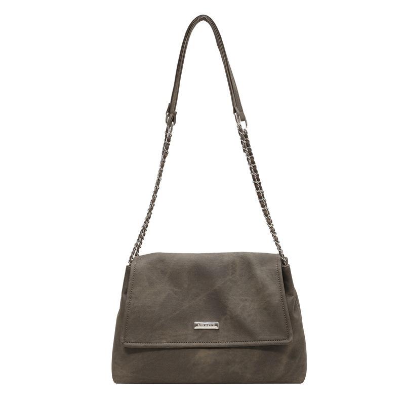 Casual Flip Chain Shoulder Bag Summer New Simple Large-capacity Bag Trendy Versatile Messenger Bag
