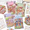 3D Dream Castle Scene Stickers Creativity Decorative Hand Account Diary Album Scrapbooking Material Craft Supplies