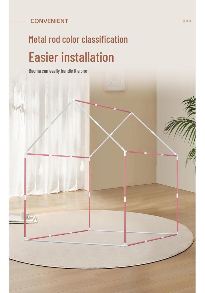 Princess Castle Indoor Tent for Girls - Cute Playhouse and Children's Day Gift