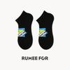 5 Pairs of Female Spring and Autumn Thin Shallow Mouth Low Top Sweat Breathable Cotton Boat Socks