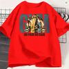 Unisexs TShirts Gym Bodybuilding Fitness Funny Pure Cotton Short Sleeve NO PAIN NO GAIN T Shirts O Neck Clothing 4XL 5XL 6XL