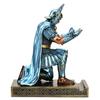 HDMbigmi Centurion Cloak Warrior Knight Pen Holder, Cell Phone Stand, Desk Organizer Accessories, Gift for Office or Home (Blue)