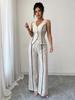 Spring/Summer 2026 Women's Color Block Sleeveless Suit Set - European & American Urban Spicy Style