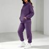 Women's Sweatshirt and Sweatpants Set Long Sleeve Elastic Waist Casual Fall Winter Wear