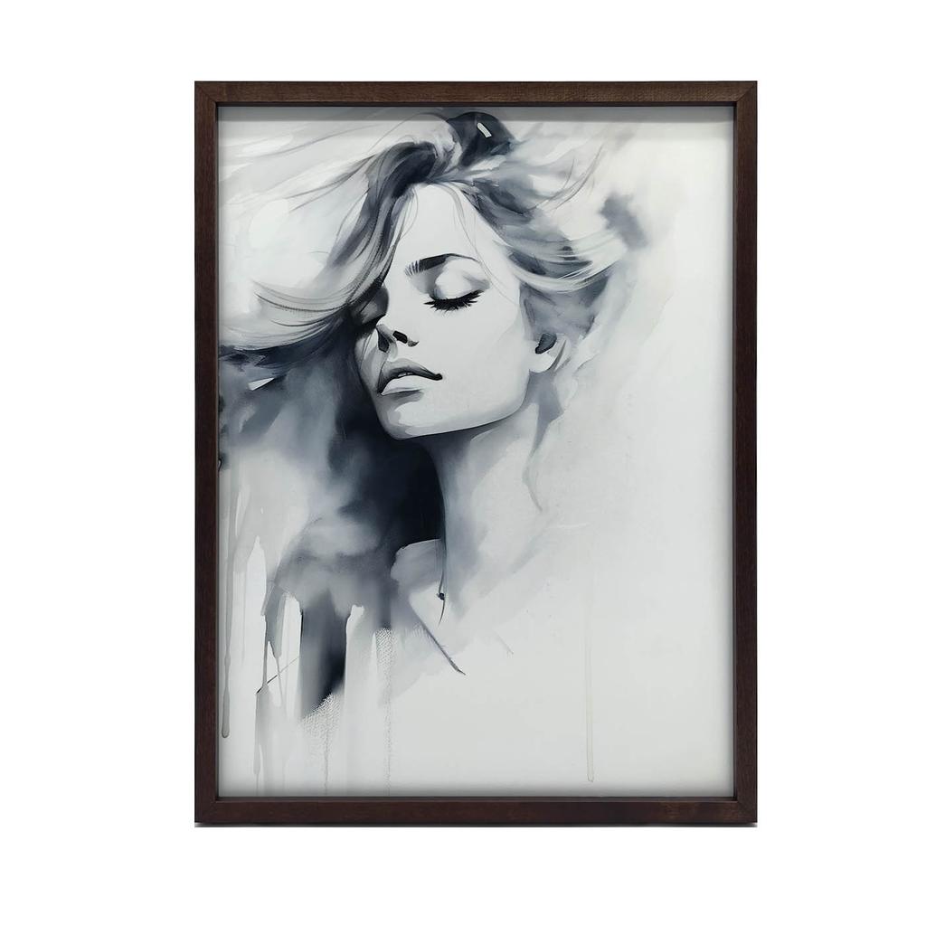 Geheimnisvolle Gestalt Geheimnisvolle Gestalt, 50X70 Cm, Ohne Rahmen, Premium-Leinwand auf Keilrahmen