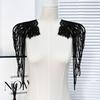 Uniform Sequins Bead Embroidery Studs Tassels Shoulder Patches Retro Beaded Shoulder Strap Stage Performances
