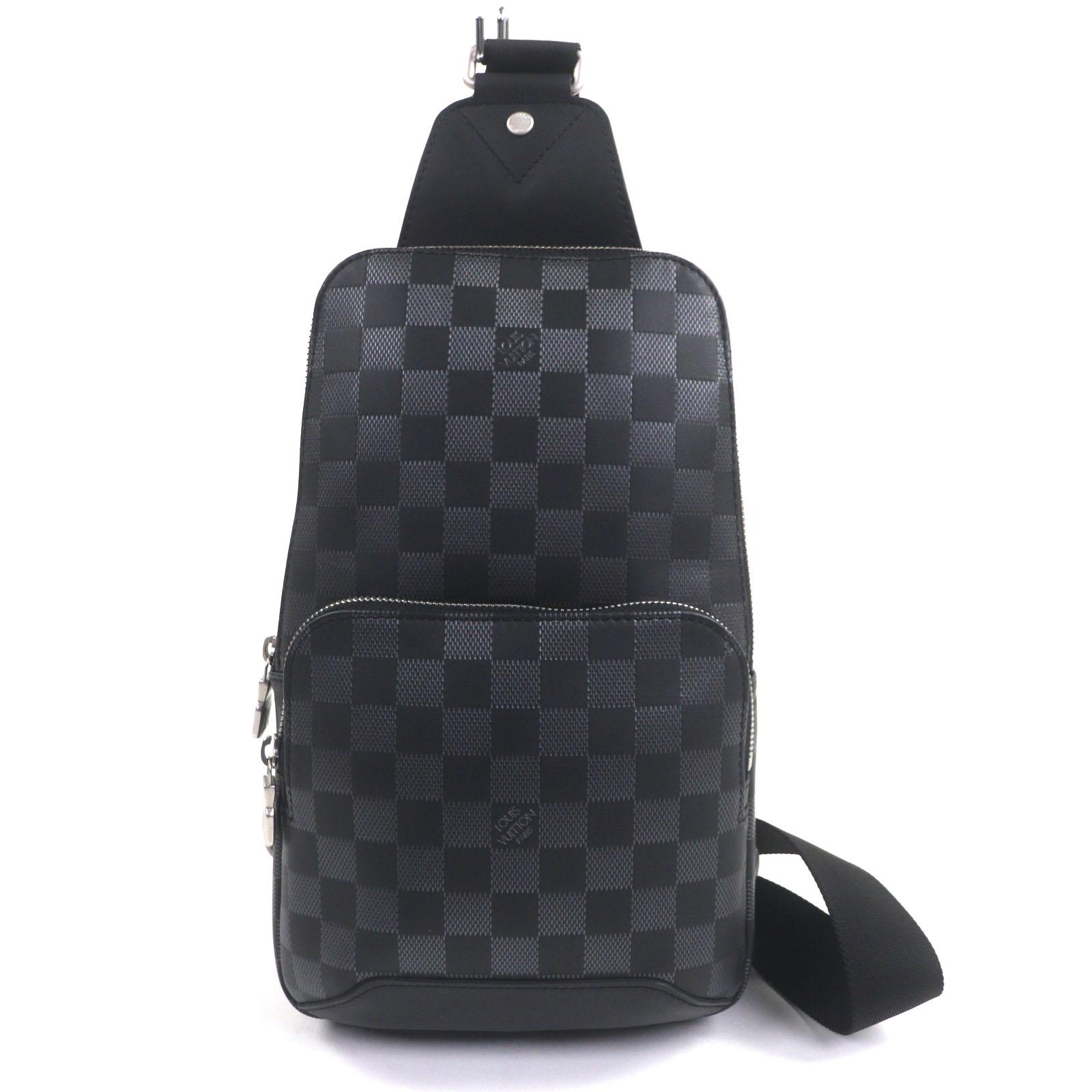 

Бездоганна чоловіча сумка слінг LOUIS VUITTON Damier Infini Avenue зі шкіри онікс N40097 Вживана