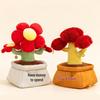 Bonsai Money Tree Plush Toy - Green Plant Ornament for Office Desk Decoration