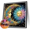 5D DIY Partial Special Shaped Drill Diamond Painting Kit Flowers Stars Moon Art