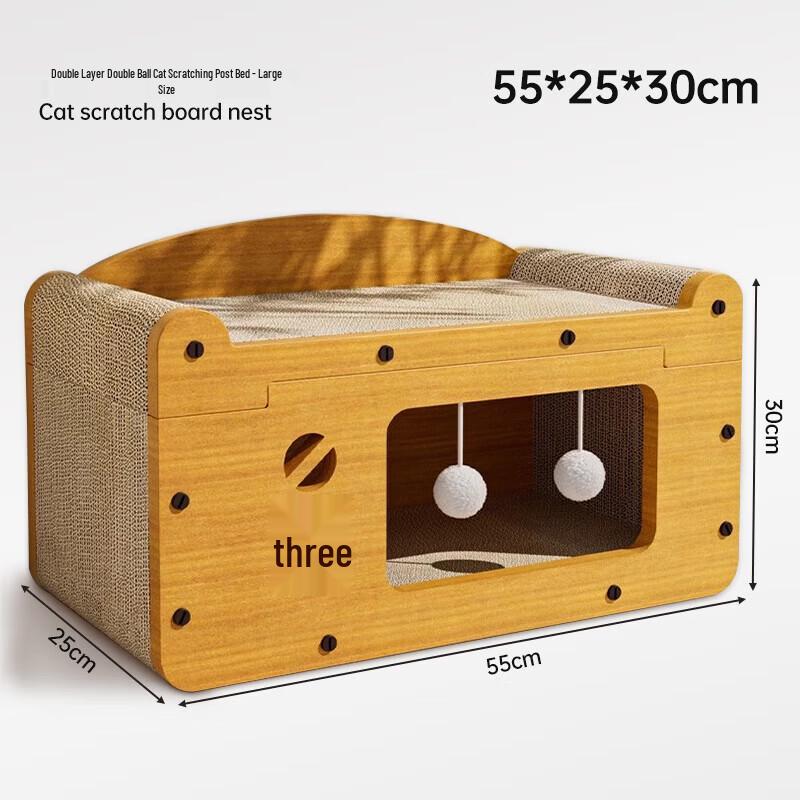 Miao Lisi Double-Layer Cat Scratcher House