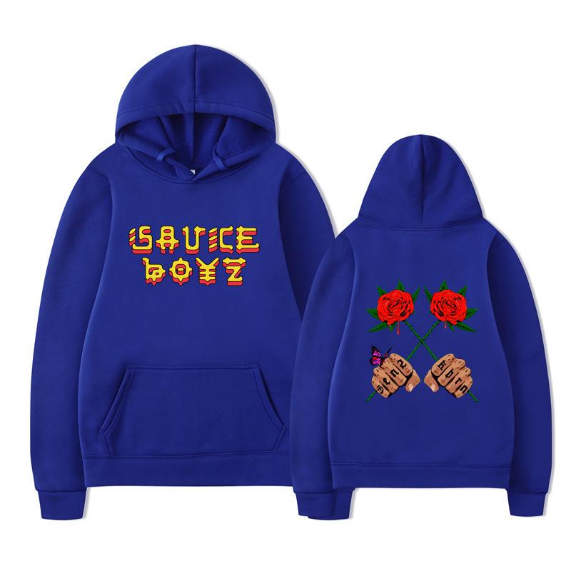 Hoodie Spring and Autumn American Rapper Printed Sweater Men's Loose Casual Hoodie Women's