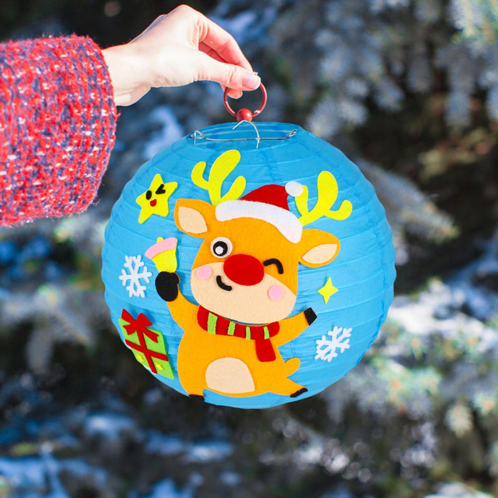 Hot Air Balloon Paper Lanterns Colorful Christmas Decorations Festive Christmas Lantern Decorations for Home Party Diy Craft