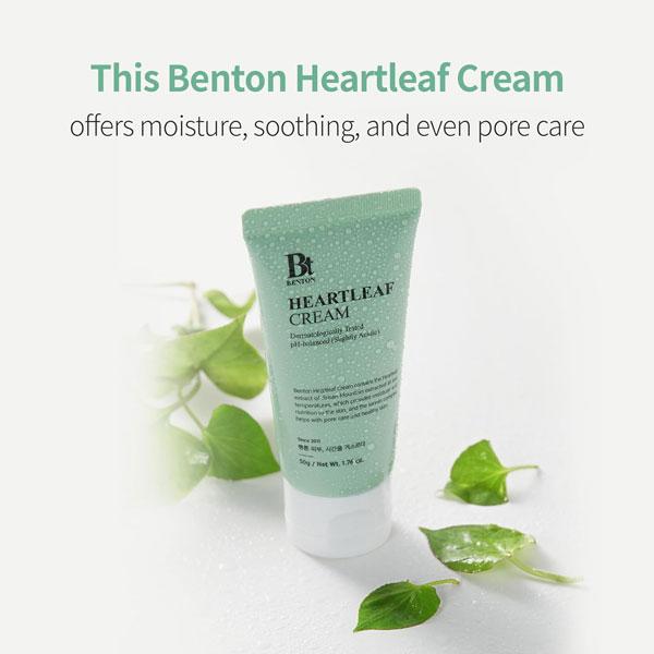 Benton Heartleaf Cream 50g