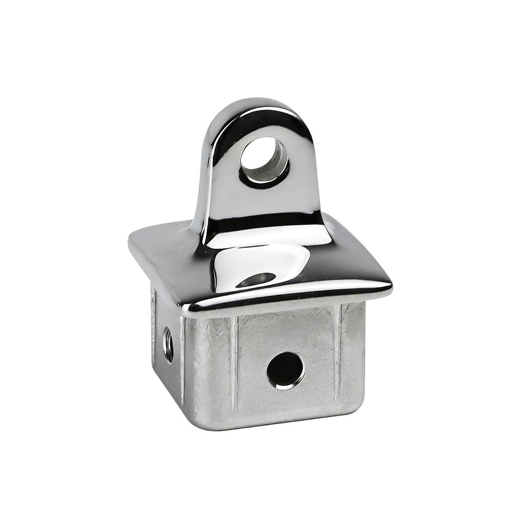 28mm/32mm Sliding Cap Marine Bimini Fitting for Awning Square Tubing Top Eye End Cap Marine Hardware Parts Easy Install