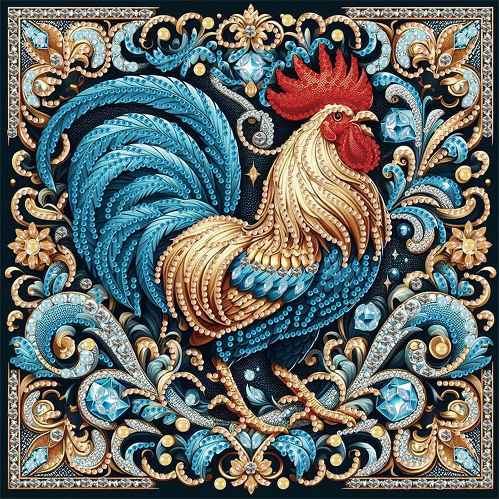 5D DIY Partial Special Shaped Drill Diamond Painting Animal Decoration