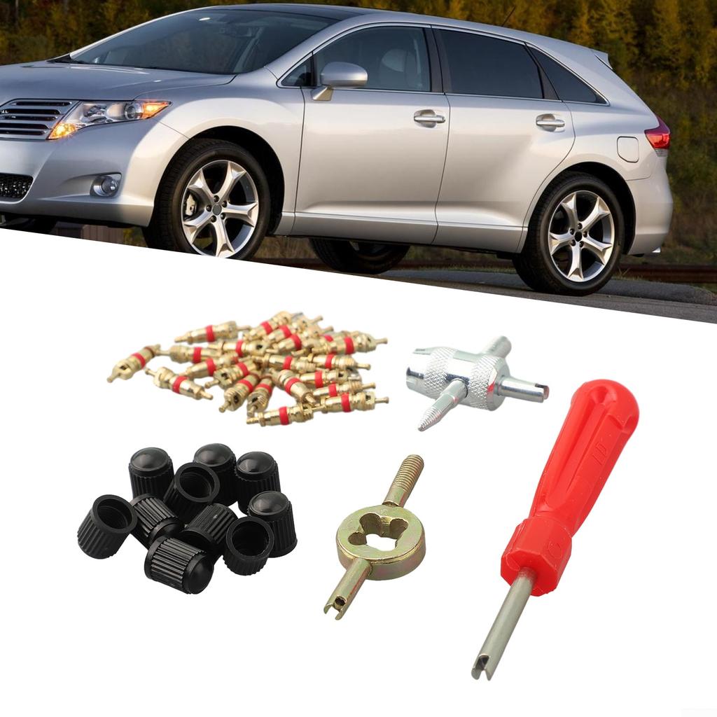 Plastic+metal Tire Repair Tool Removal Installation 33pcs