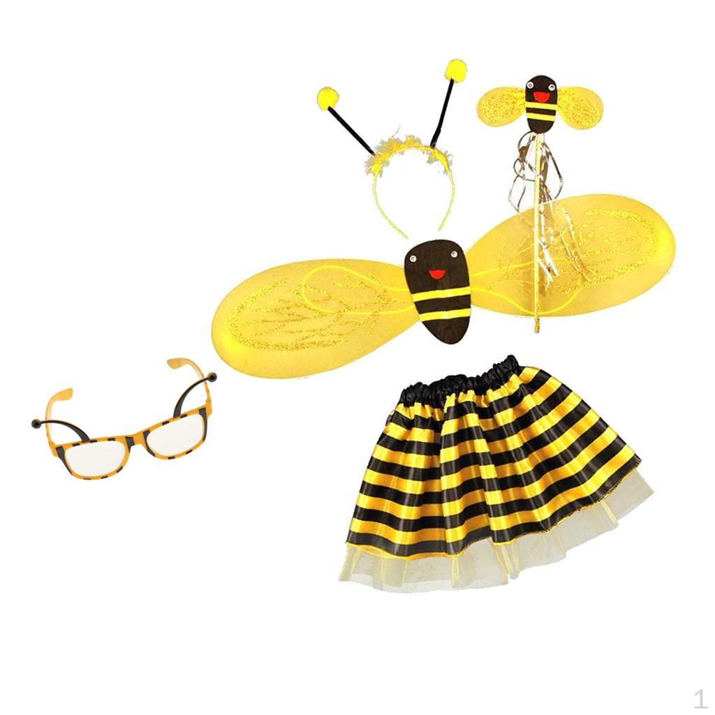 

5 шт. Bumble детский костюм феи на Хэллоуин, очки, аксессуары для косплея