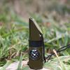 1Pc Outdoor Camping 7-in-1 Multifunctional Survival Whistle with Flashlight, Thermometer, and Compass