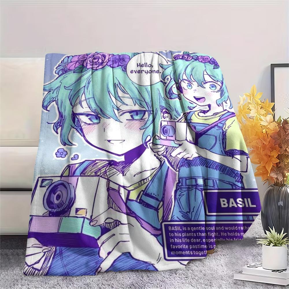 1 ks Deka z flanelu s potiskem hry Omori 6, Vysoká kvalita, Pohodlná pro všechna roční období, Domácí dekorace, Teplo a pohodlí, Perfektní pro vánoční dárky101