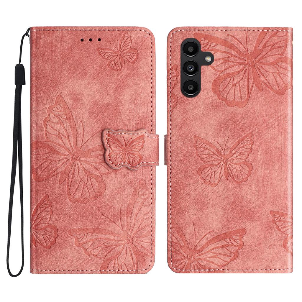 Für Samsung Galaxy A16 5G/A16 4G Hülle Schmetterling Design Klappbrieftasche Leder Handyhülle Hautgefühl