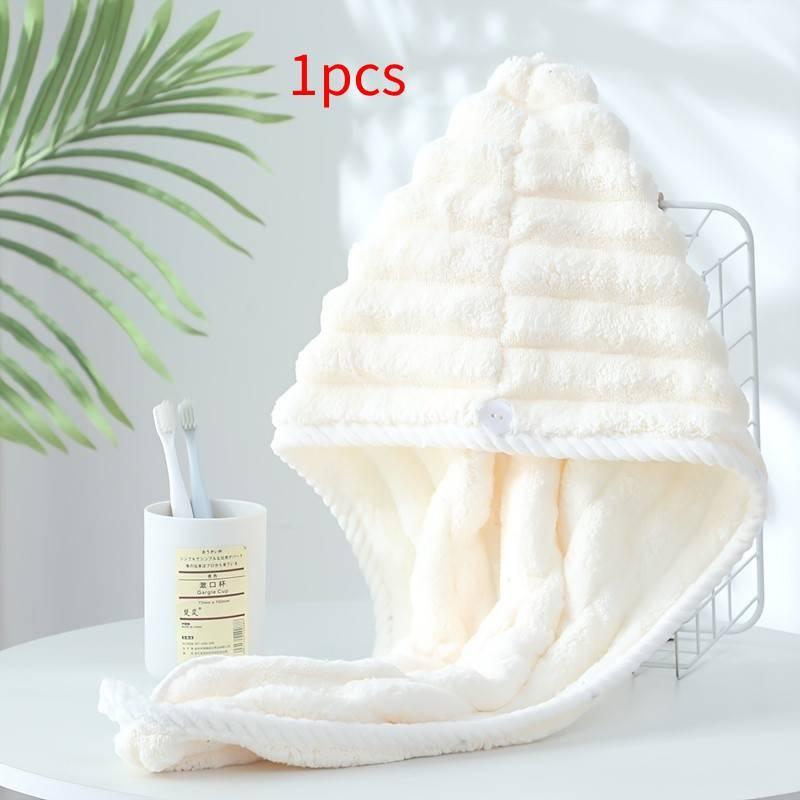 Hair Drying Towel Strong Absorbent Quick Drying Hair Cap Microfiber Hair Towel Dry Hair Cap