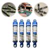 4pcs Oil Damper Upgrade Parts Metal RC Car Front Rear Damper Modification Accessories for 1/18 RC Car Crawler Racing Truck