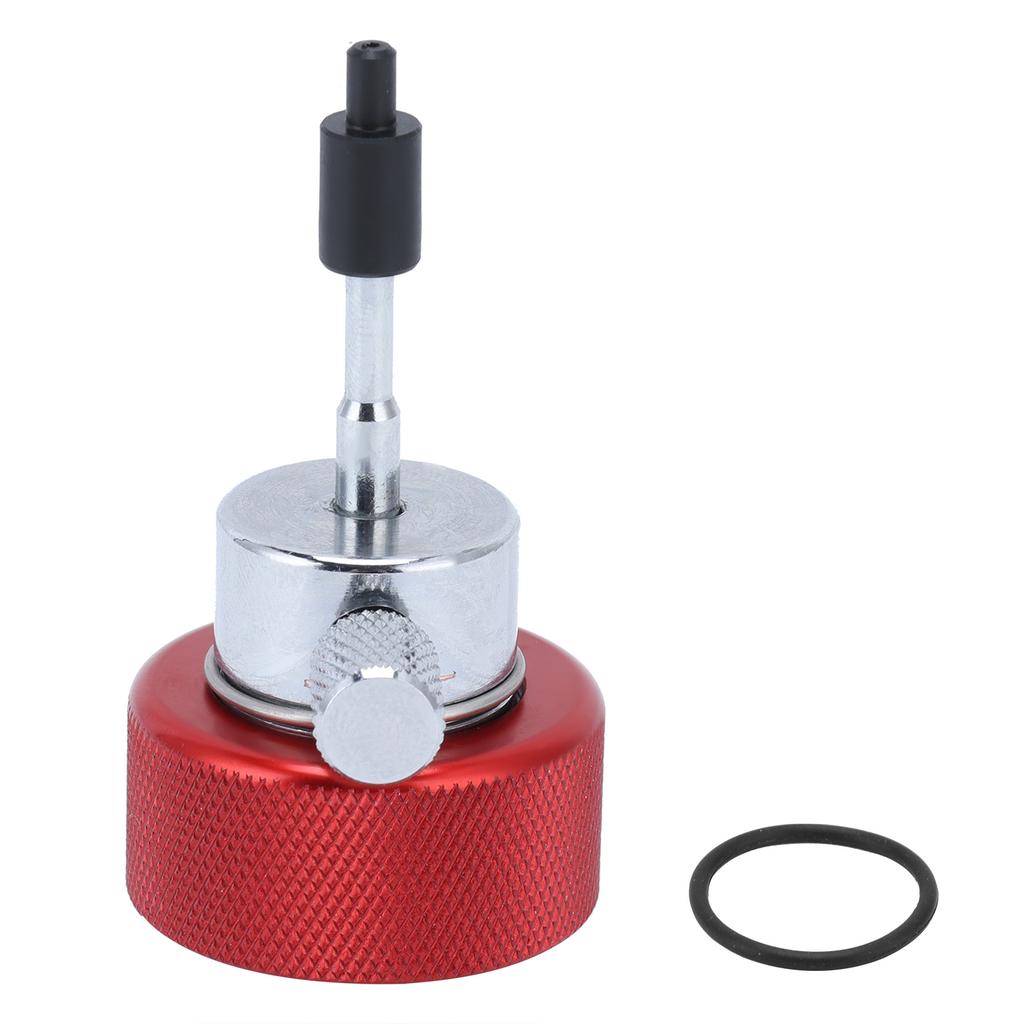 Propane Filling Adapter Aluminum Alloy Thread Gas Charging Connector with Silicone Oil Port