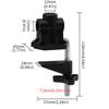 Cantilever Bracket Clamp Non-Slip Universal Bracket Clamp 7 Shape Horse Buckle Clip Metal For Microphone Desk Lamp Mic Stand