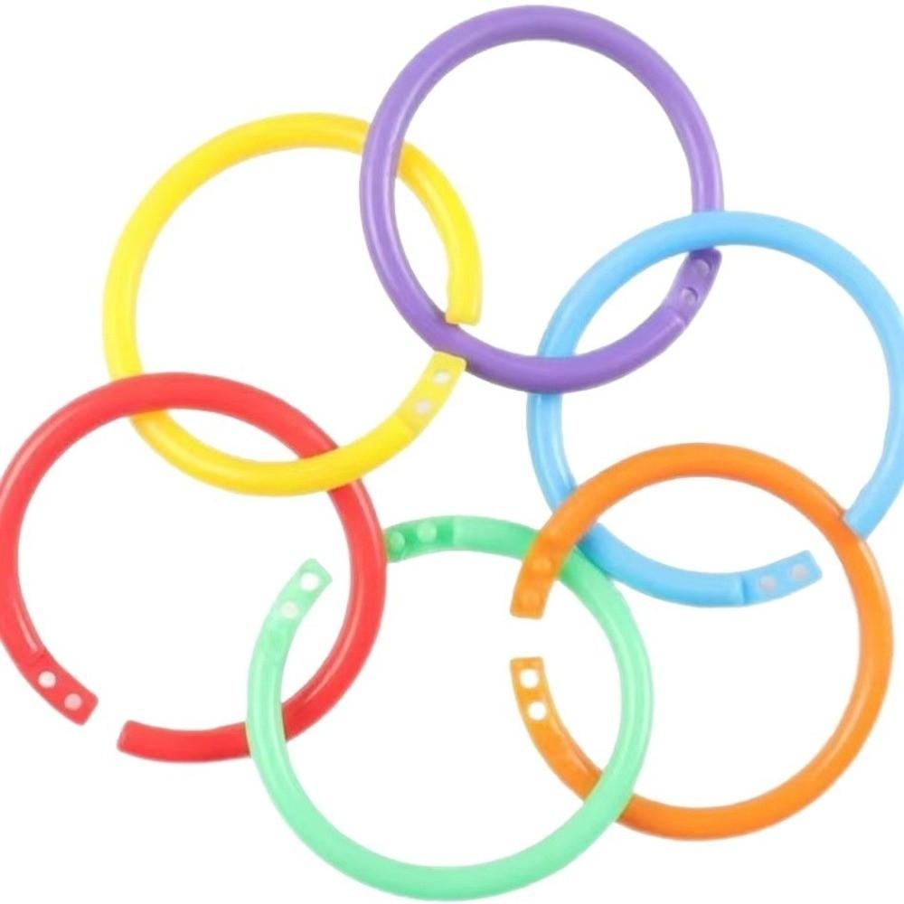 Colorful Rings Interactive Parrot Toy Interactive Exercise Toy For Parrots For Parakeet