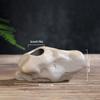 Ceramic Ceramic Zen Hydroponic Vase Rough Desktop Small Vase Retro Stone Shape Vase  Tea Table