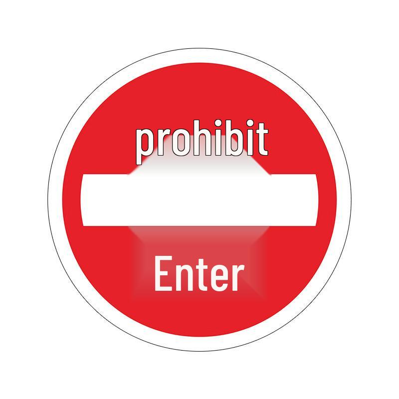 WEZHO Forklift Channel Floor Marking Sticker