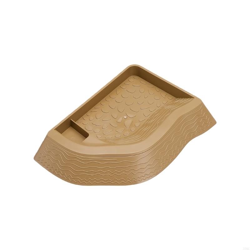 Reptiles Habitat Accessory Plastic Turtles Basking Dish for Lizards Geckos Tortoises J0MC