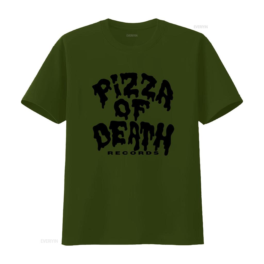 Vintage Hawaiian Style Hardcore Band Punk Rock Pizza Of Death Records T Shirt vintage Washed Slightly fashion