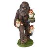 Wildman Holding Dwarf Decorative Resin Handicraft Display, Home Courtyard Design, Cute Wildman Jungle