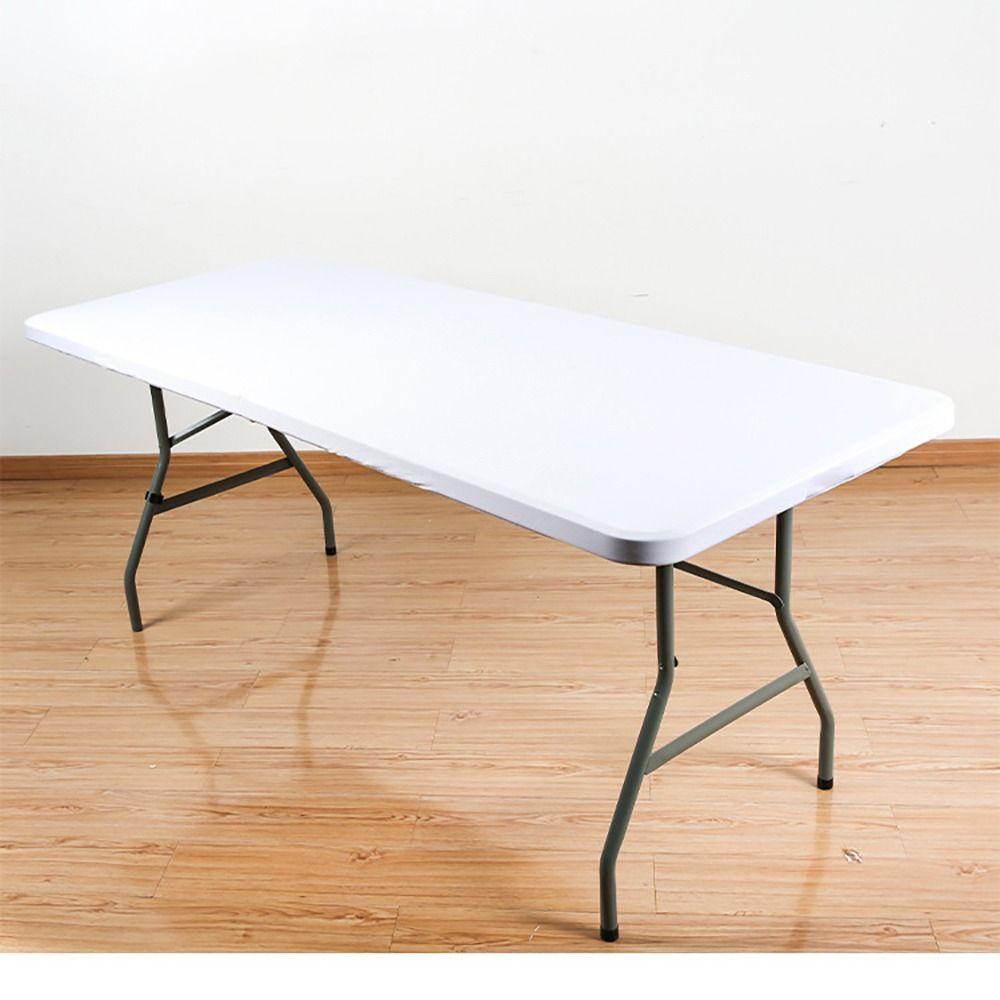 1Pcs Spandex Rectangular Tablecloth Stretch Elastic Fitted Table Cloth Universal Washable Patio Table Cover