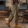 Heren Luxe Katoenen Overall met Fluweelvoering - High-End, Modieus, Kwaliteit Casual Broek met Rechte Pijpen