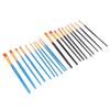 20 Pcs Watercolor Brushes Elastic Nylon Brush Head 10 Different Sizes Watercolor Brushes Set for Artist Beginners