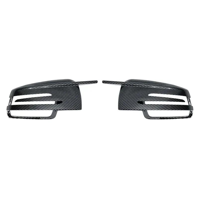 2pcs Replacement Carbon Fiber Pattern Rearview Side Mirror Cover Caps for Mercedes Benz W176 W246 W204 W212 W221 C117 X204 X156
