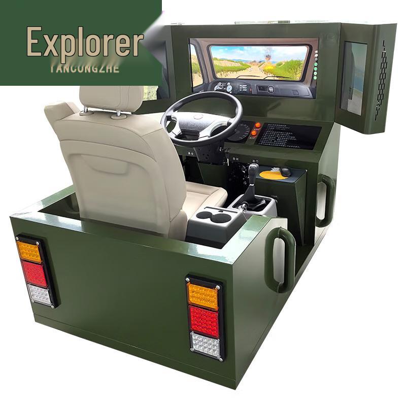 Single-Seat 3-Screen Driving Simulator
