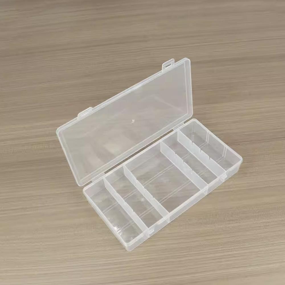 1PCS Transparent with Cover Rectangle Vertical Eyelash  Storage Box Holder Makeup Organizer