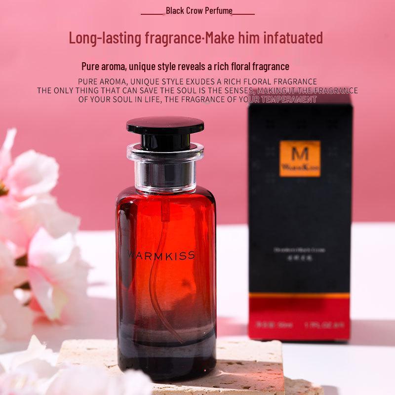 WARMKISS Black Crow Perfume: Long-Lasting Unisex Fragrance with Gourmand Oriental Notes.