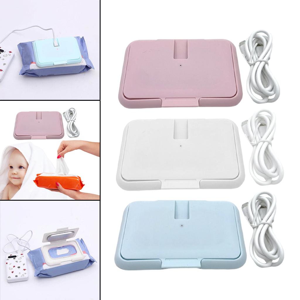 Compact Baby Wipe Warmer Napkin Heating Box Baby Wipes Heater Baby Wet Wipes Dispenser Baby Wipes Warmer for Home Car Travel