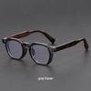 Japanese & Korean Retro Prescription Eyeglass Frames for Men & Women - Trendy Literary Style with Plain or Custom Lenses
