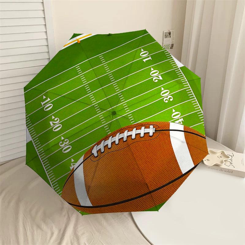 

1PC Football Field Umbrella-8-Rib Reinforced, Automatic Open, Lightweight & Durable, Fashion Accessory for Outdoor-D356