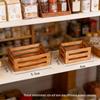 Dollhouse Miniature Wooden Food & Wine Basket Ornaments