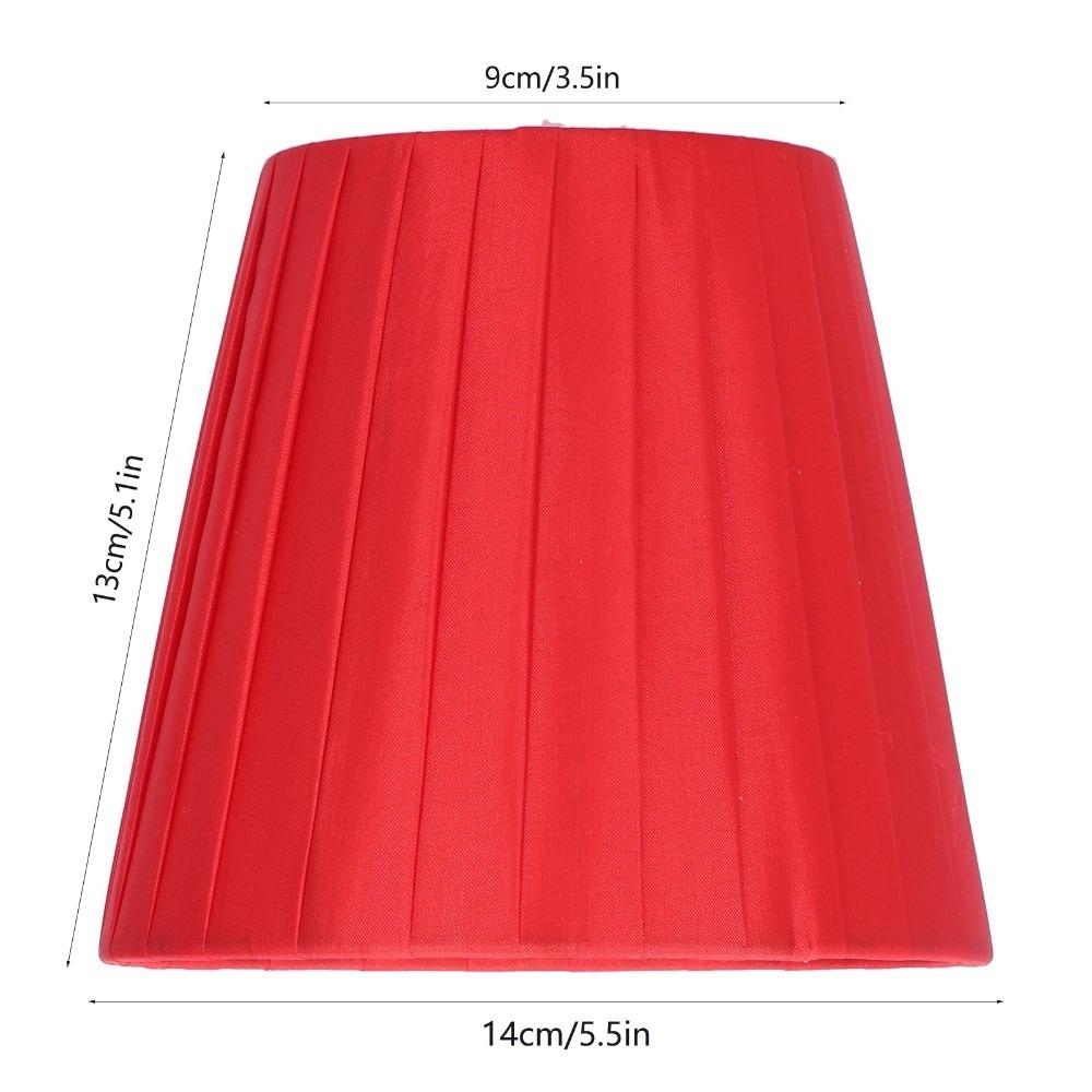 6PCS Fabric Modern Simple Lampshade Lightweight Wall Lamp Shade  Crystal Chandelier