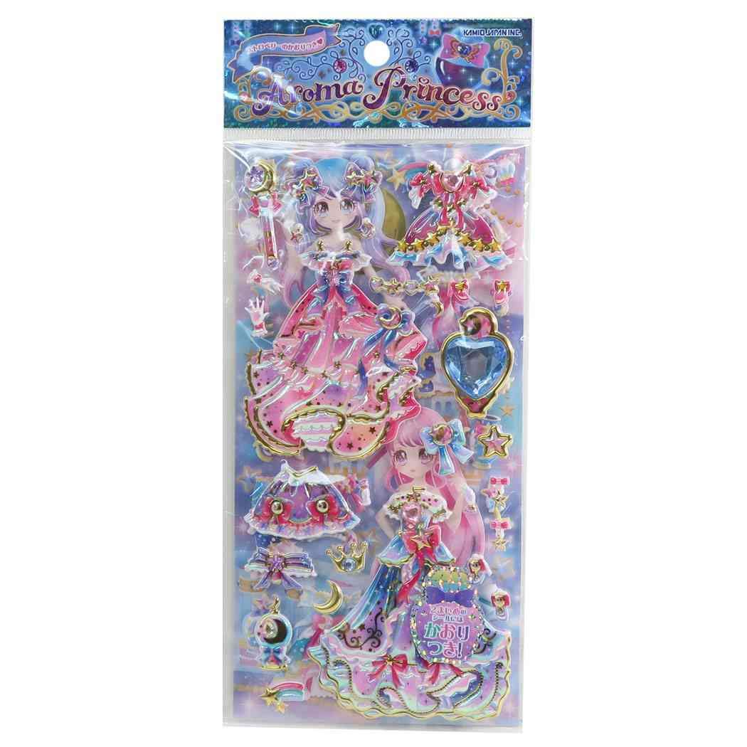 

Stickers Set of 2 Sticker Twinkle Dress-up [Aroma Princess] Sheet/Milky