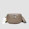 Leather Bag Women'S Bag Simple And Fashionable Large-Capacity Soft Leather Shoulder Messenger Bag Ethnic Style Saddle Bag