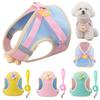 Breathable Pet Vest Harness for Small Dogs Chihuahua Collar Puppy Cat Harness Leash Set York Bulldog Chest Strap Dog Accessories