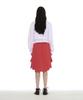Partimento Woman Reverse T-Shirt Midi Skirt_Chili